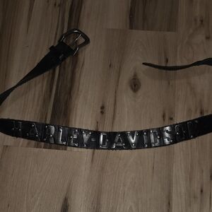 Harley-Davidson Black Studded Leather Belt